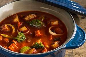 Chunky Roasted Vegetable Soup