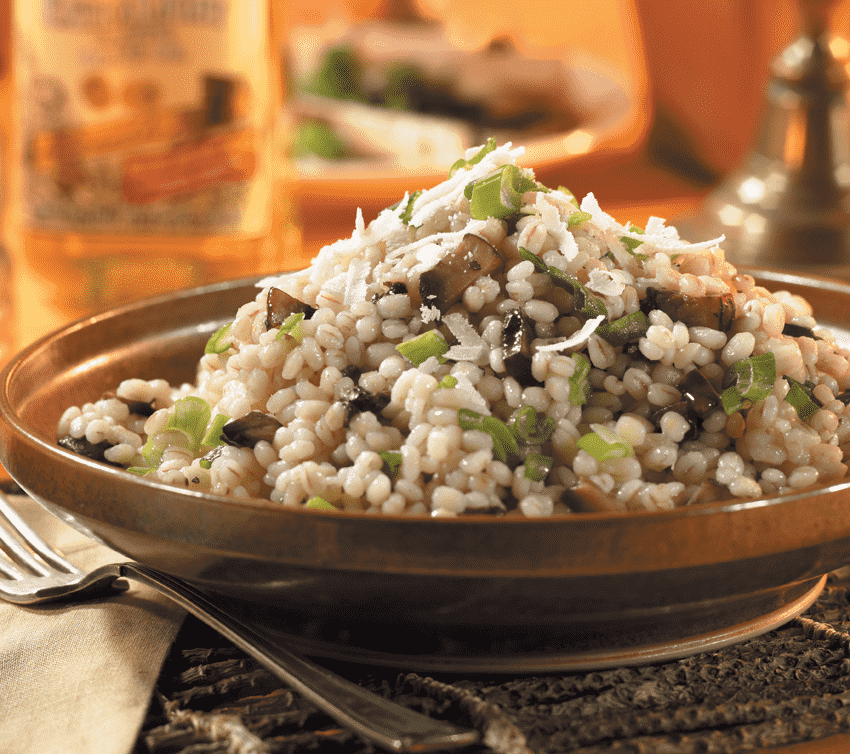 Barley with Mushrooms Risotto-Style 