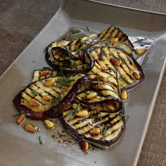 Antipasto d’aubergines grillées