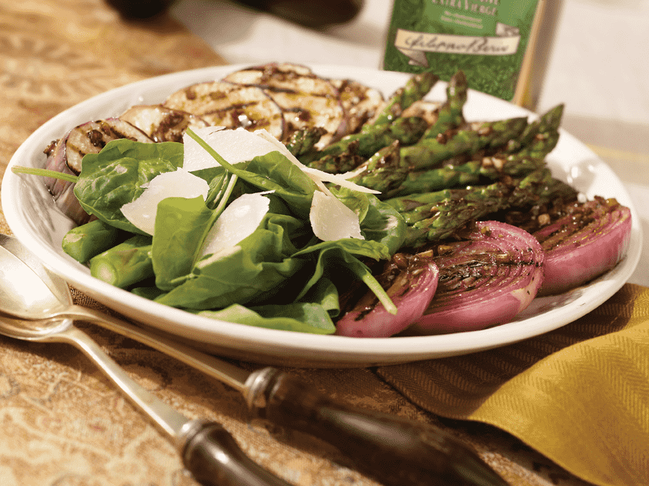 Grilled Asparagus & Red Onions